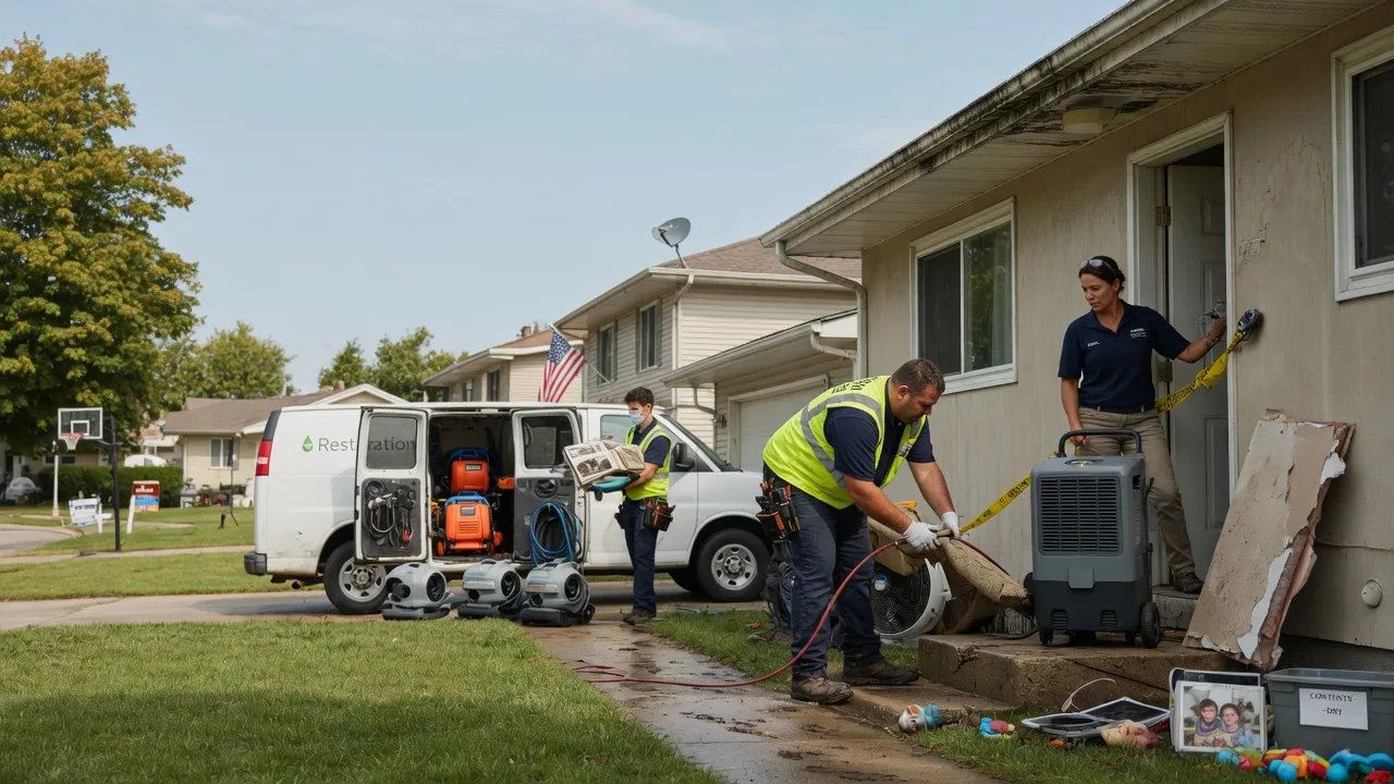 Water Damage Restoration in New Palestine, IN near me